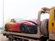 Bóng đá anh, ngoại hạng anh, lịch thi đấu euro 2012, Siêu xe Ferrari 599 GTB duy nhất tại Việt Nam gặp nạn